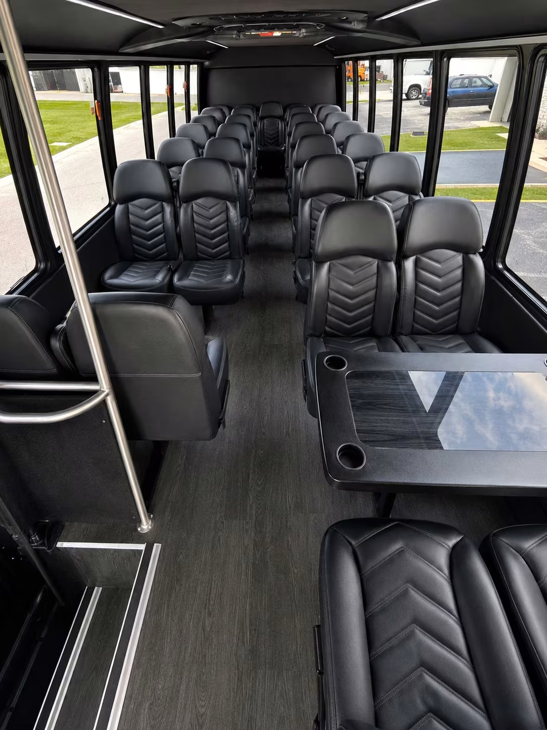 15 passenger minibus inside