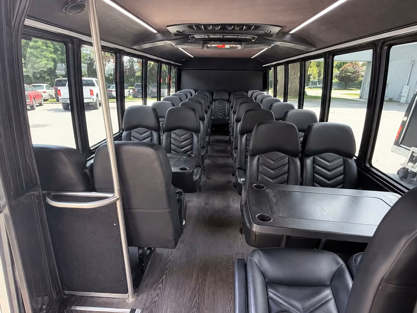 15 passenger minibus interior