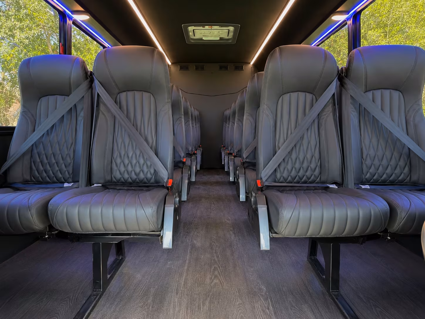 20 passenger minibus interior