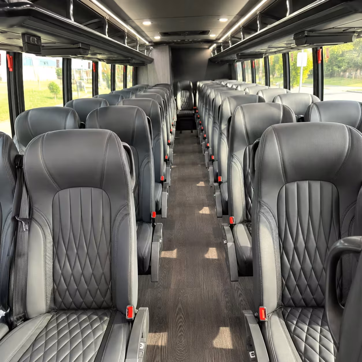 35 passenger minibus interior