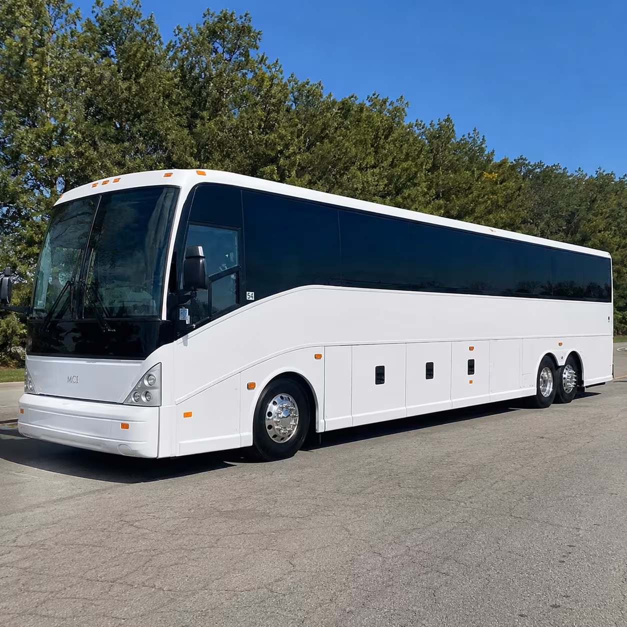 56 passenger charter bus