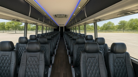 56 passenger charter bus interior flagstaff