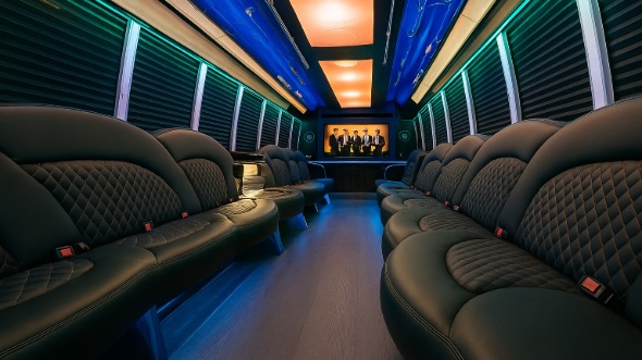 party bus rental interior flagstaff